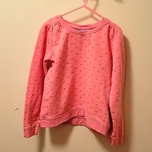 Girl's size 8 pink sweatshirt